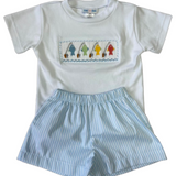 Tom Fish Smocked Short Set