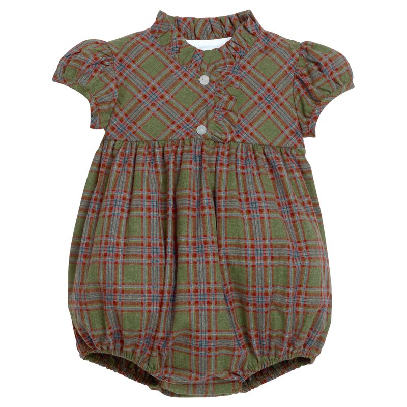 Little English Birdie Bubble- Thornhill Plaid