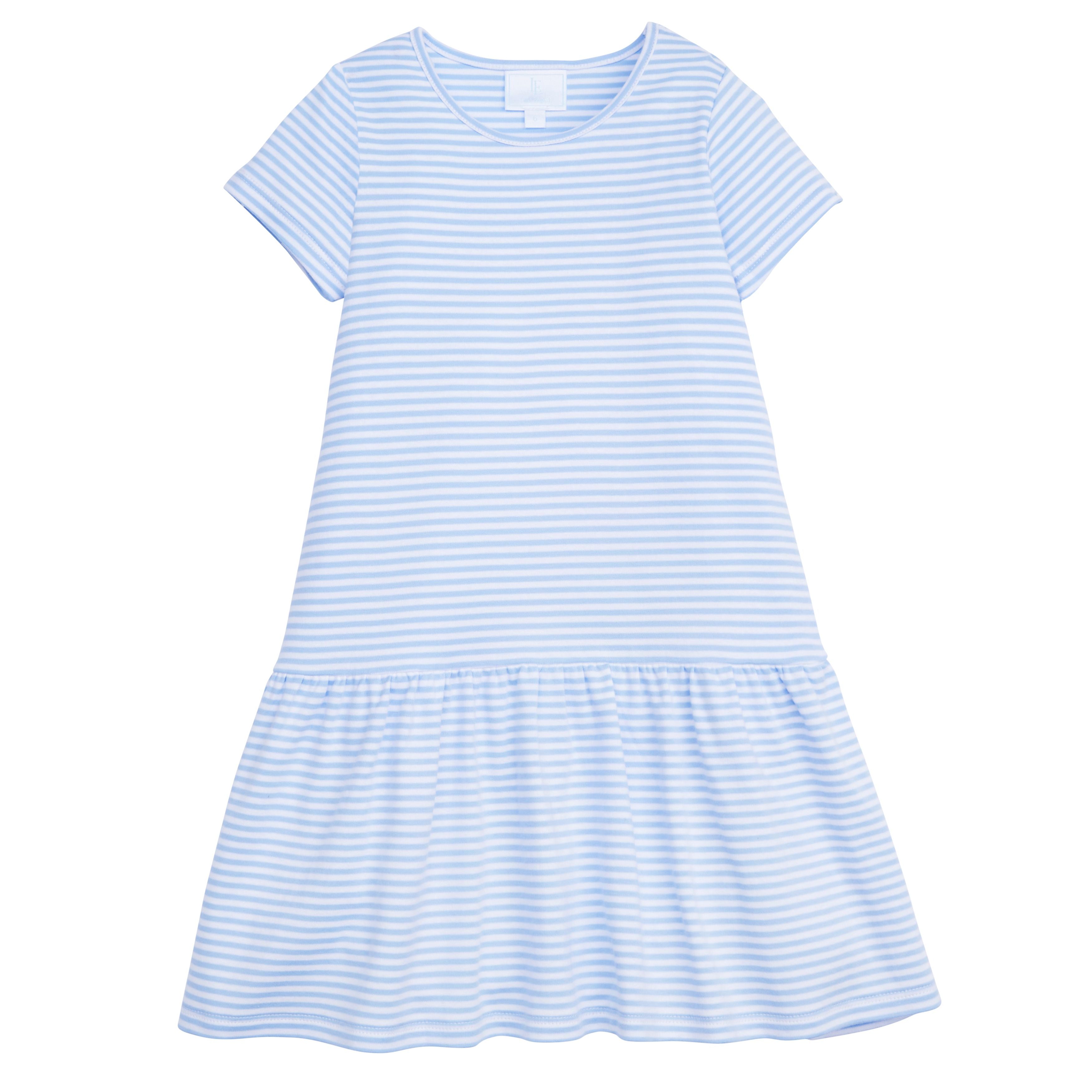 Little English | Sky Stripe Kari T-Shirt Dress