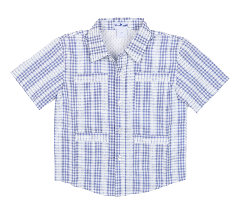 BlueQuail Deepwater Poplin Guayabera