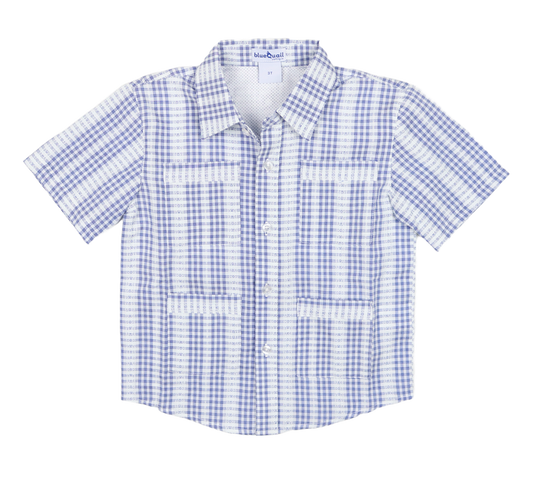 BlueQuail Deepwater Poplin Guayabera