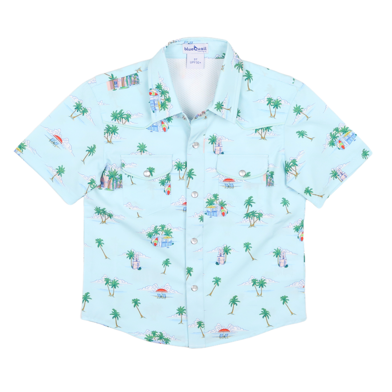 BlueQuail Coastal Getaway Pearl Snap Shirt