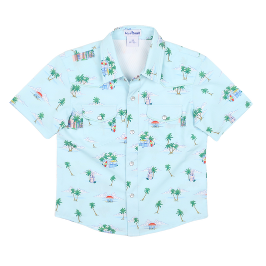 BlueQuail Coastal Getaway Pearl Snap Shirt