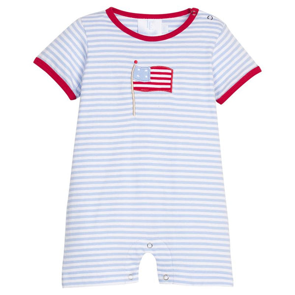 Applique Romper- Flag
