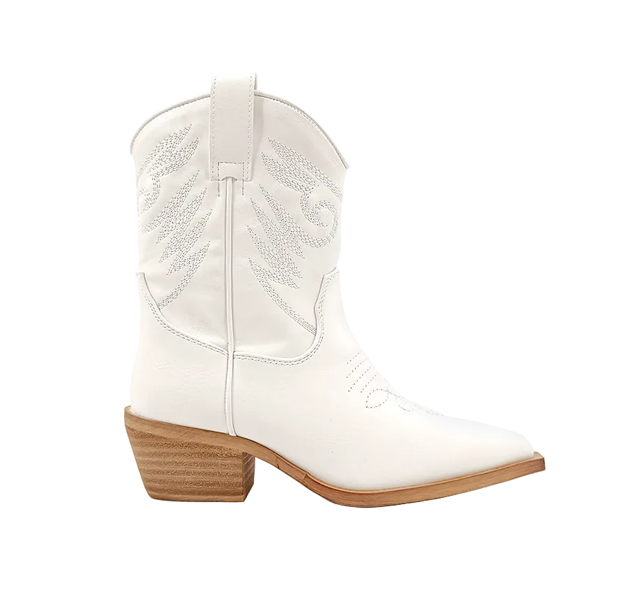 Shu Shop Zahara Mini Boots- White