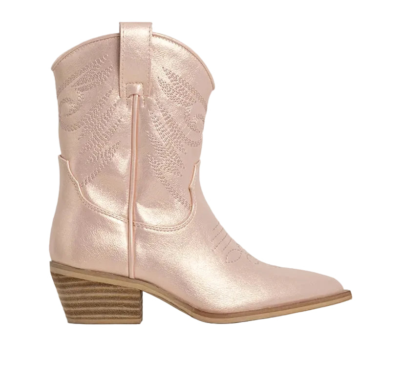 Shu Shop Kids Zahara Mini Boots- Rose Gold