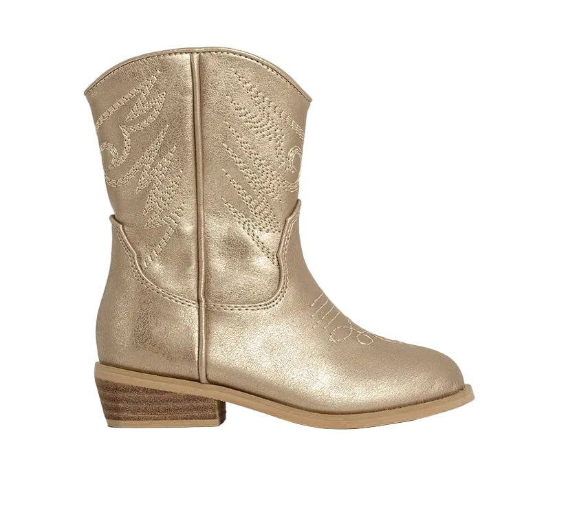 Shu Shop Zahara Mini Boots- Golden