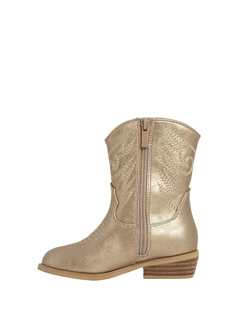 Shu Shop Zahara Mini Boots- Golden