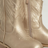 Shu Shop Zahara Mini Boots- Golden