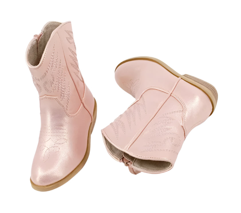 Shu Shop Zahara Mini Boots- Rose Gold