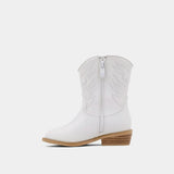 Zahara Mini Boots- White