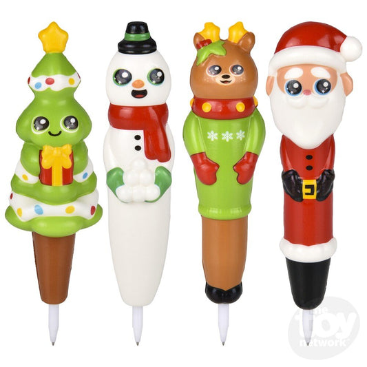 Christmas Squish Pens 7"