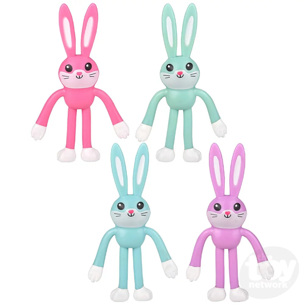 The Toy Network Bendable Easter Bunnies 5" 