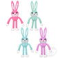 The Toy Network Bendable Easter Bunnies 5" 