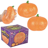The Toy Network 3.75" Jack-O-Lantern Squeezy Sugar Ball