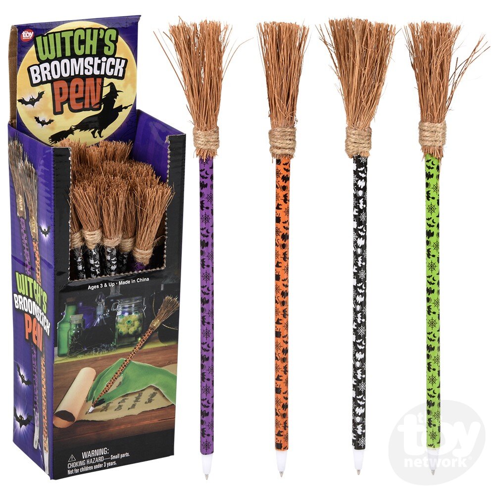 The Toy Network Witch's Broomstick Pen