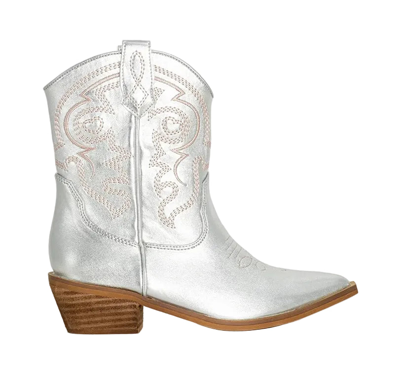 Shu Shop Kids Zita Mini Boots- Silver