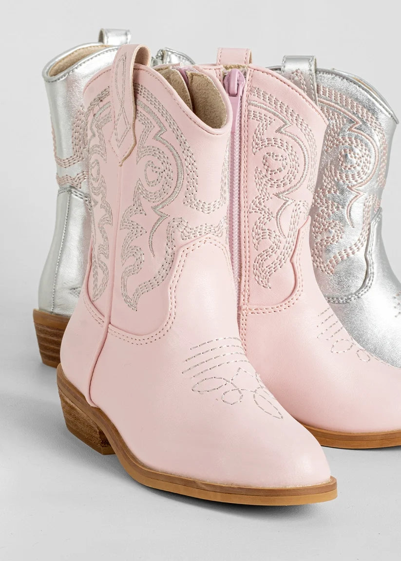 Shu Shop Zita Mini Boots- Light Pink