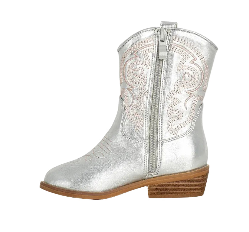 Zita Mini Boots- Silver