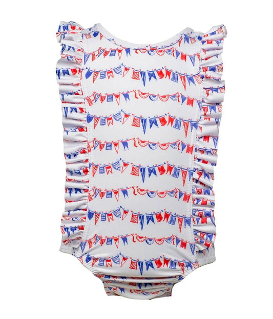 The Proper Peony Old Glory One Piece Swimsuit