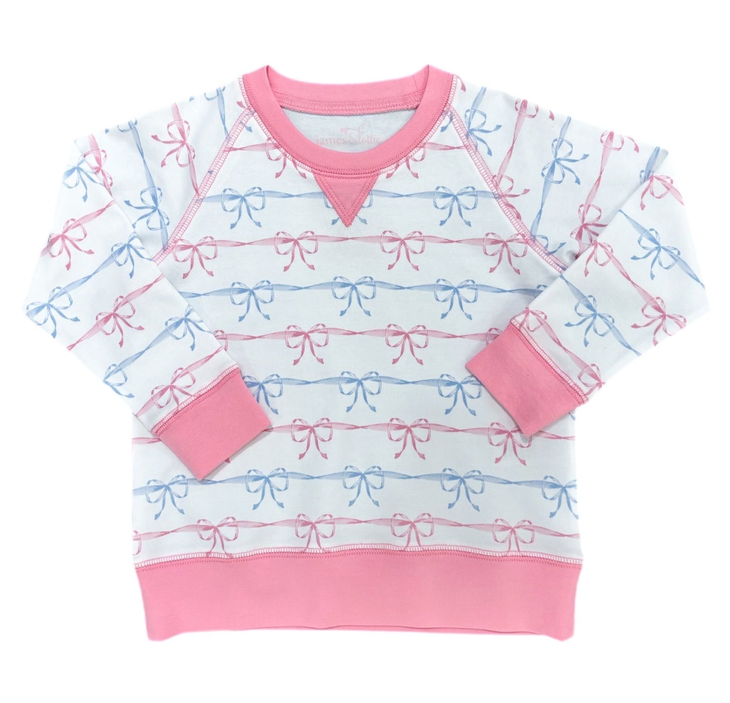 James and Lottie Sidney Simply Sweet Bows Sweatshirt