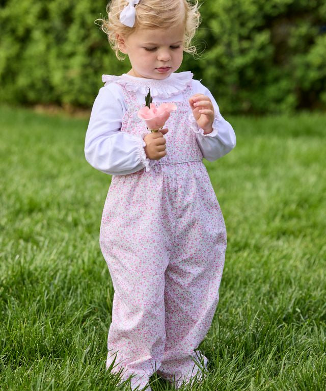 Ruffled Overall- Windemere Floral