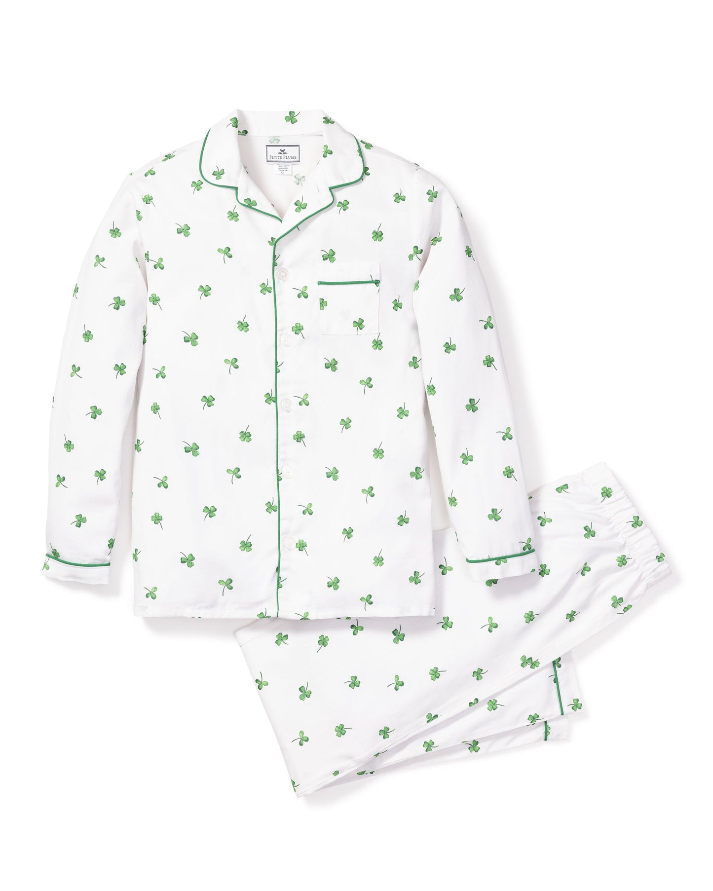 Petite Plume Shamrocks Pajama Set