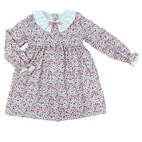 Love George Pink Floral Corduroy Dress