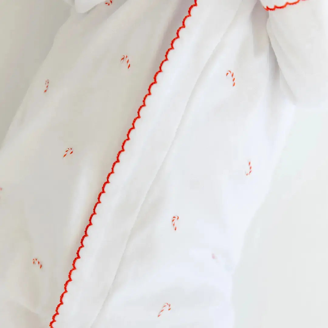 Winn and William Candy Cane Footie