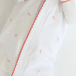 Winn and William Candy Cane Footie
