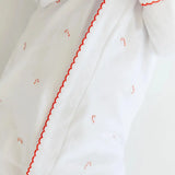 Winn and William Candy Cane Footie