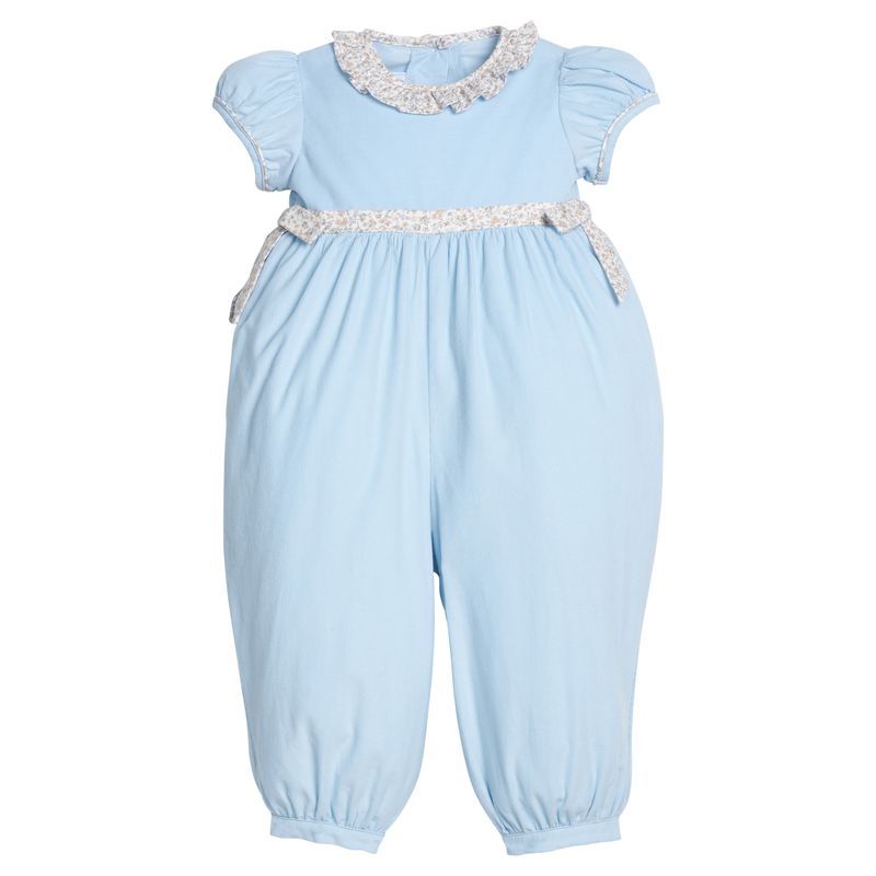 Little English Caroline Bow Romper- Winthrop Floral
