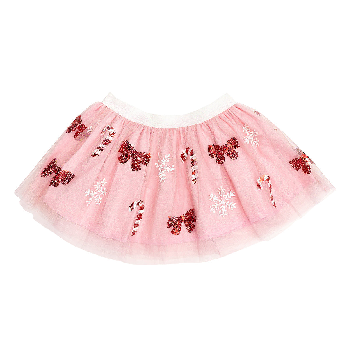 Sweet Wink Candy Cane Cutie Sequin Christmas Tutu