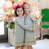 Lila and Hayes Carlin Girls' Dress - Tree Topper Bows