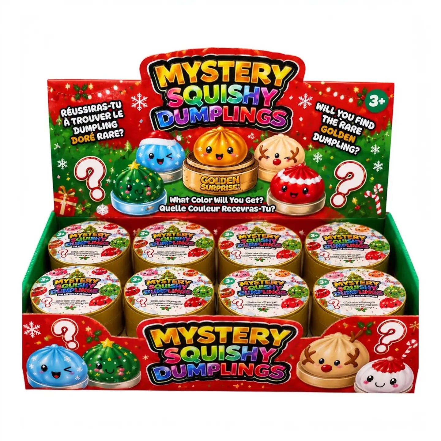 Handee Products Christmas Slow Rise Foam Dumpling