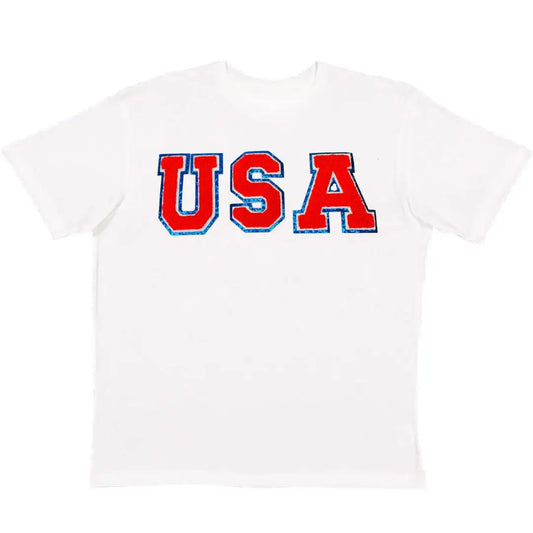 Sweet Wink USA Patch Short Sleeve Shirt - Adult