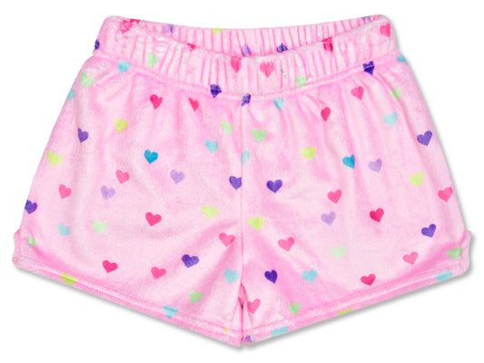 Iscream Heart Confetti Plush Shorts