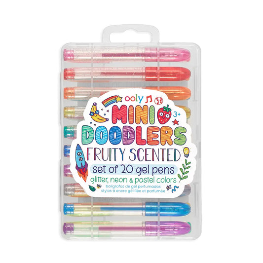 Ooly Mini Doodlers Fruity Scented Gel Pens- Set of 20