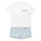 Lila and Hayes Walker Boys' Short Set - Golf Crest Blue