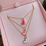 LeMel Lilah Heart Necklace
