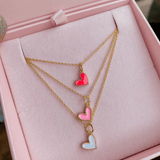 LeMel Lilah Heart Necklace