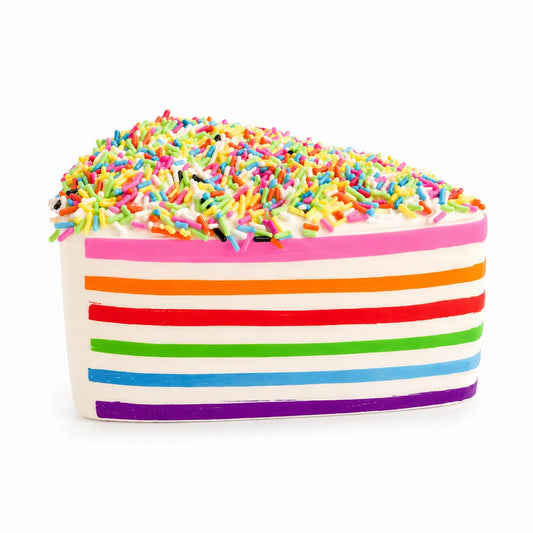 Golden Parrot  Rainbow Cake Squishie Slow Rise Toy