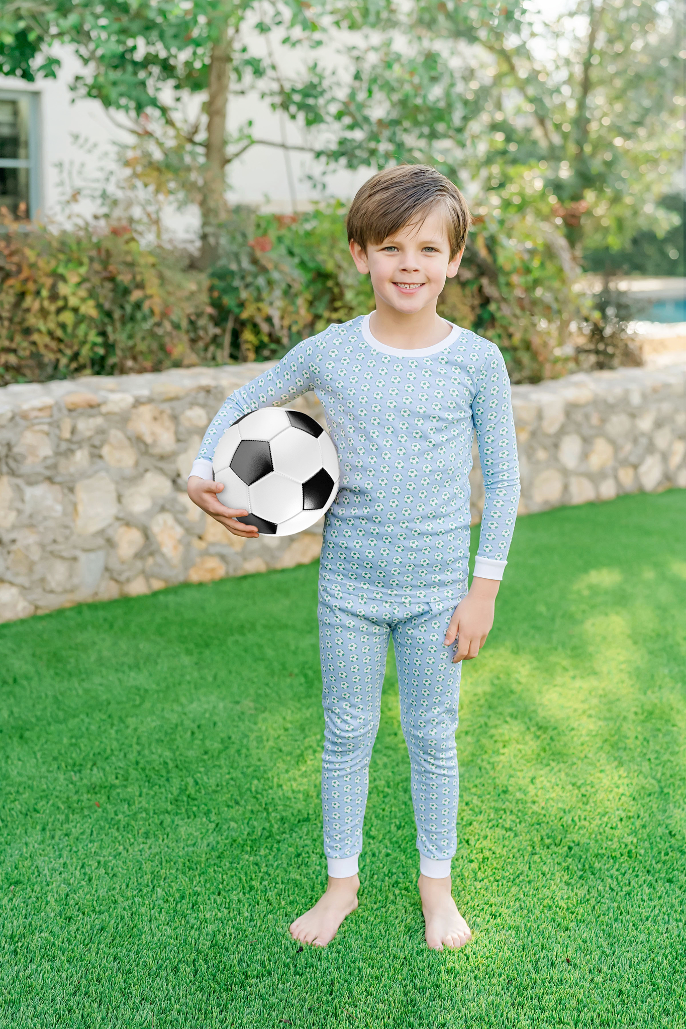 Lila and Hayes Grayson Boys' Pajama Pant Set - Soccer Boy