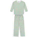 Lila and Hayes Audrey Women's Longsleeve Top Pant Set - Tree Topper Stars