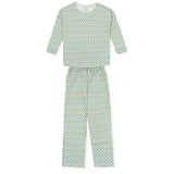 Lila and Hayes Audrey Women's Longsleeve Top Pant Set - Tree Topper Stars