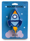 Rocket Ship in Space 3D Packaged Crew Socks