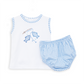Magnolia Baby Gone Fishing Applique Diaper Cover Set