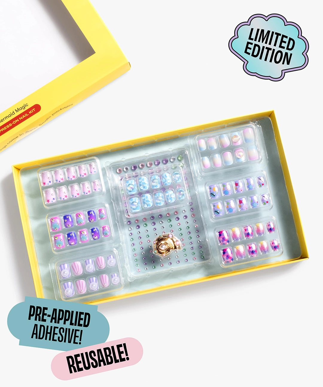Super Smalls Mermaid Press On Nail Kit