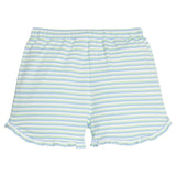 Little English Tulip Knit Short - Greenview Stripe