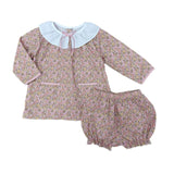 Love George Pink Fall Floral Bloomer Set